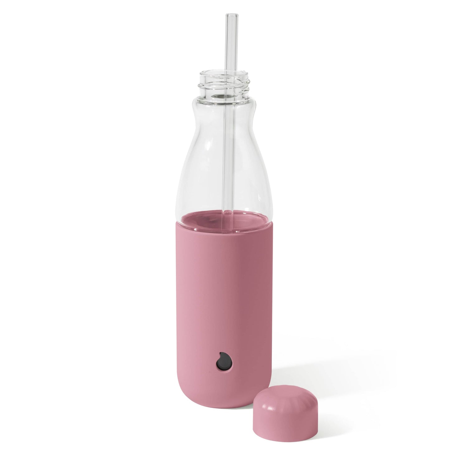 glass-original-bottle-18oz-l4 18oz_Dusty_Pink_Glass_Original_Bottle_Front_Cap_Off_Straw_In_Front_Cap_On_Straw_In.jpg