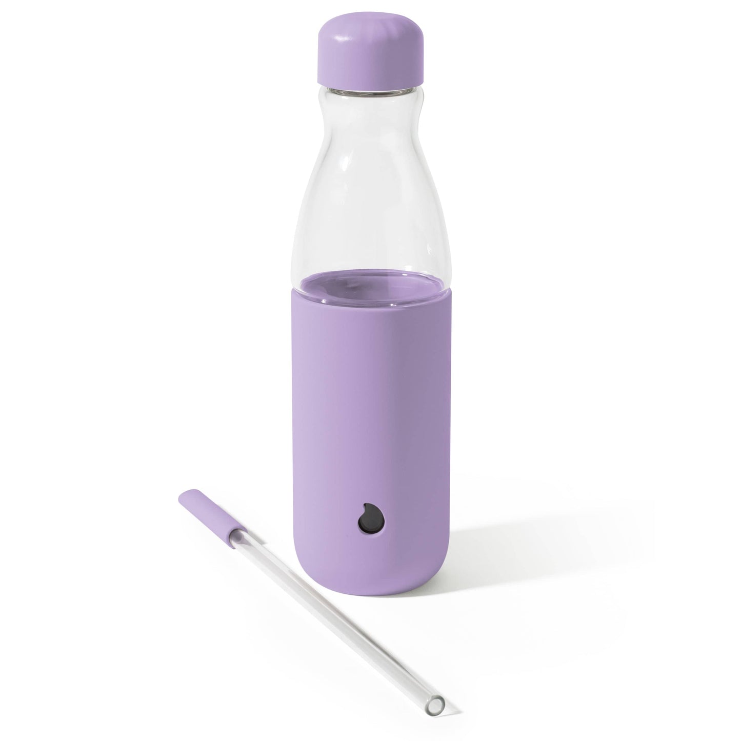 glass-original-bottle-18oz-l4 18oz_Lilac_Purple_Glass_Original_Bottle_Front_Cap_On_Straw_In_Front_Cap_Off_Straw_Out.jpg