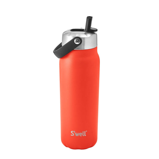 explorer-with-flip-straw-lid-24oz-l2 Swell-24oz-Explorer-Radiant-Coral-Front-Straw-Up-2.jpg