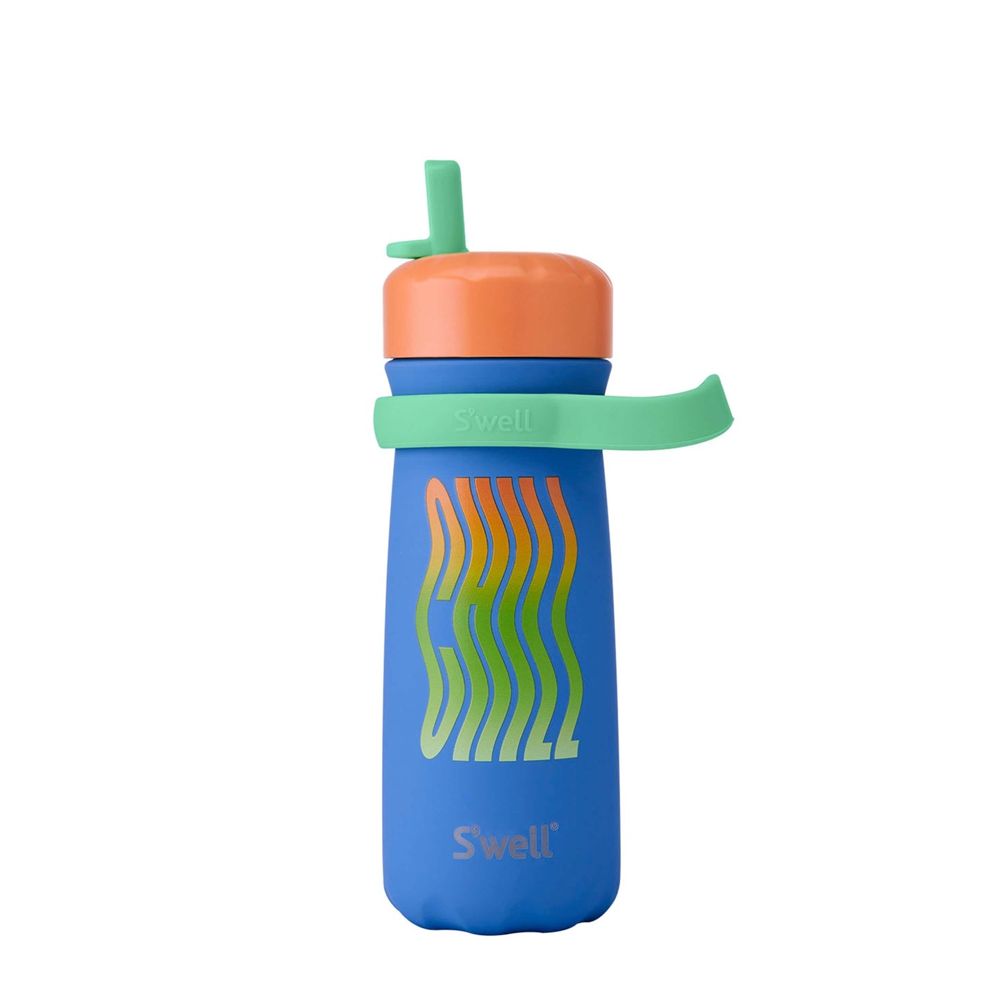 traveler-with-flip-straw-lid-16oz-h8 Swell-Kids-Water-Bottle-Traveler-16oz-Blue-Chill-Front-Lid-Up.jpg