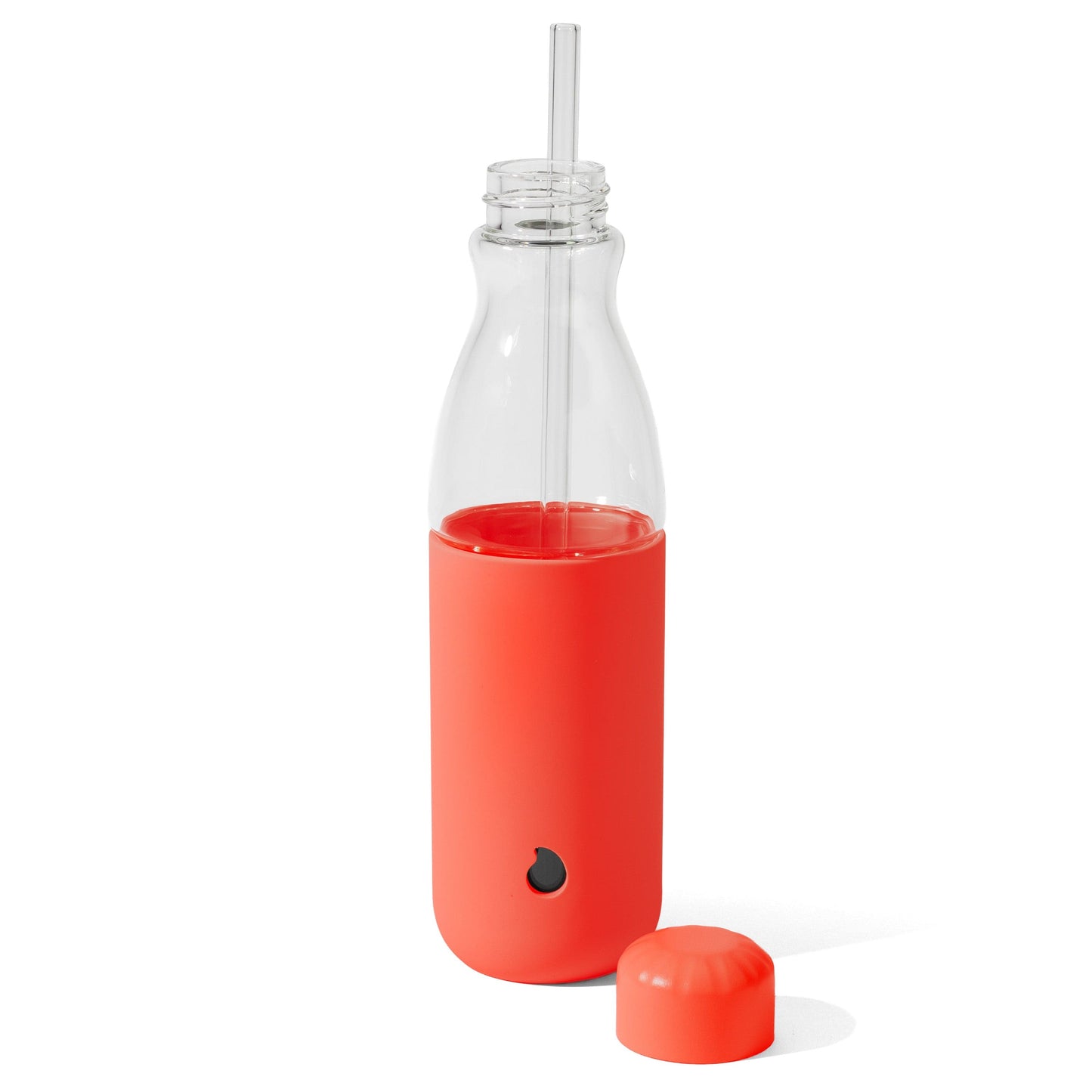 glass-original-bottle-18oz-l4 Swell_18oz_Glass_Originally_Bottle_Radiant_Coral_Red_Straw_In_Cap_Off.jpg